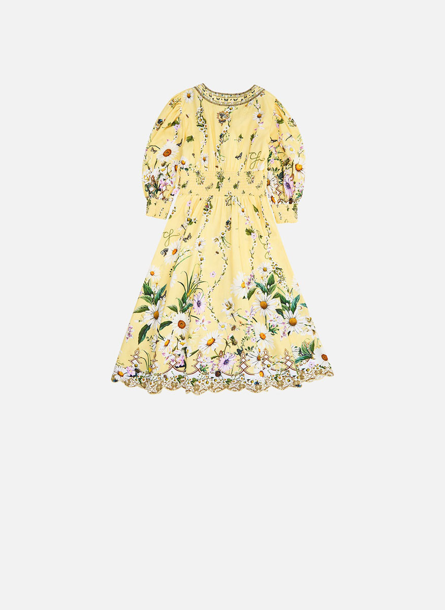 Camilla Kids 4-10 dress with 'Daisy Chains' print