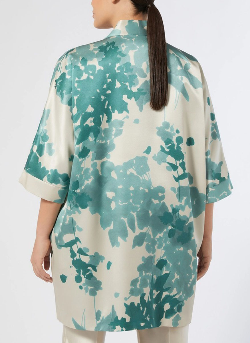 Marina Rinaldi Fano silk duster coat