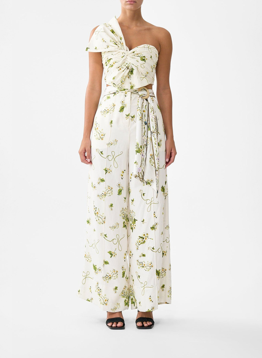 Camilla 'Botanical utopia' cropped top