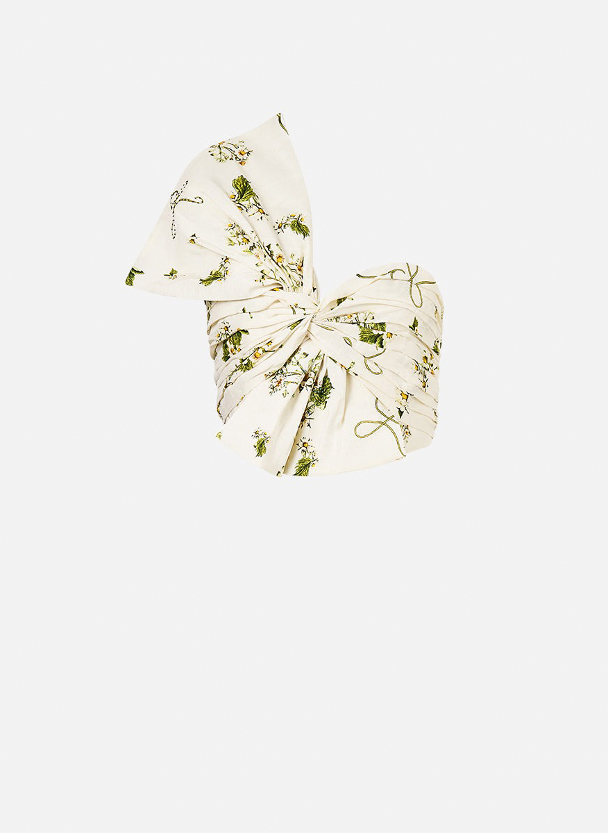 Camilla 'Botanical utopia' cropped top