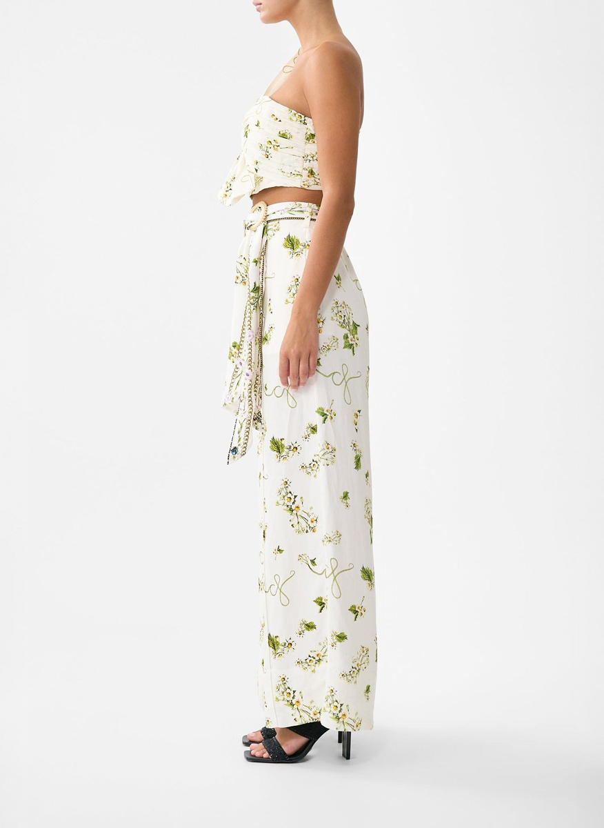 Camilla 'Botanical utopia' cropped top