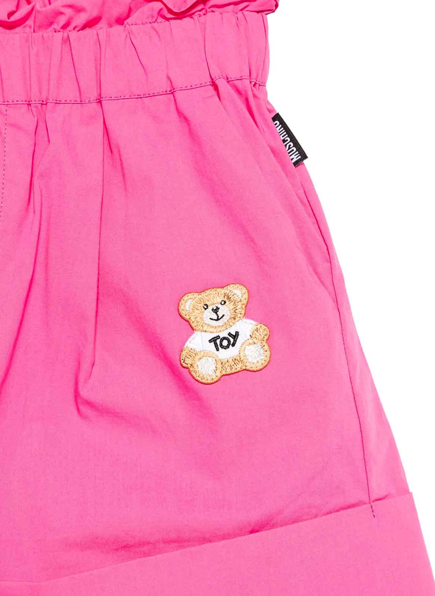 Къс панталон с бродерия 'Teddy Bear' Moschino Kids