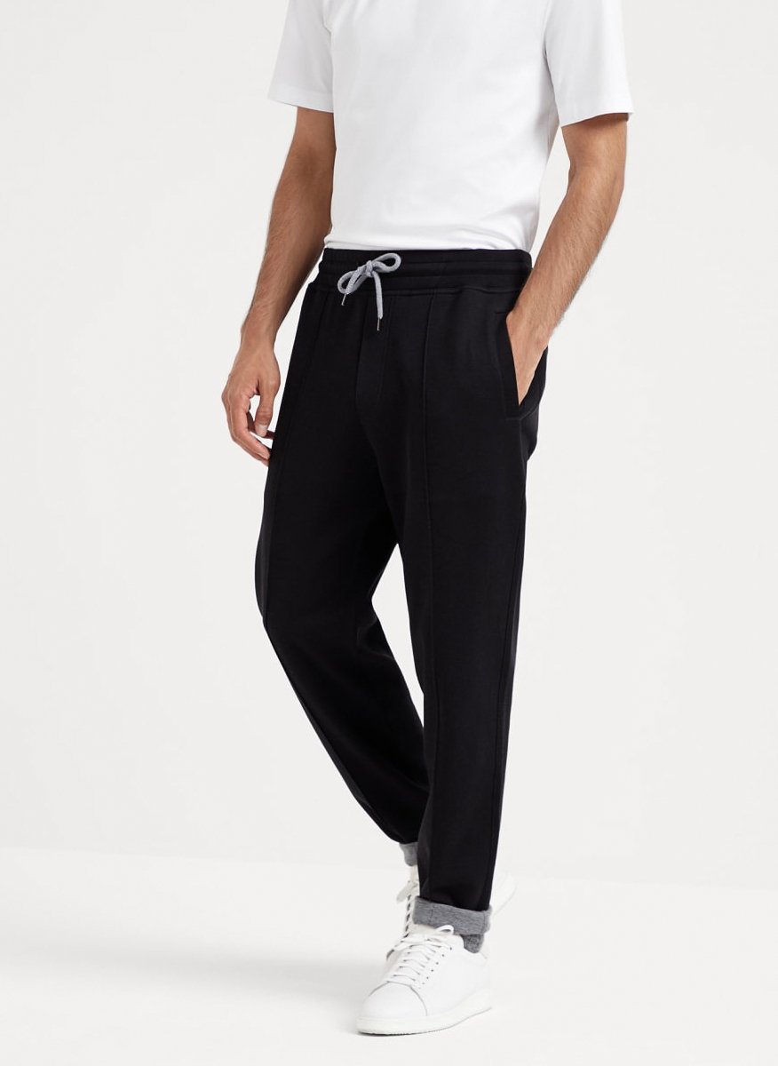 Brunello Cucinelli joggers with cashmere