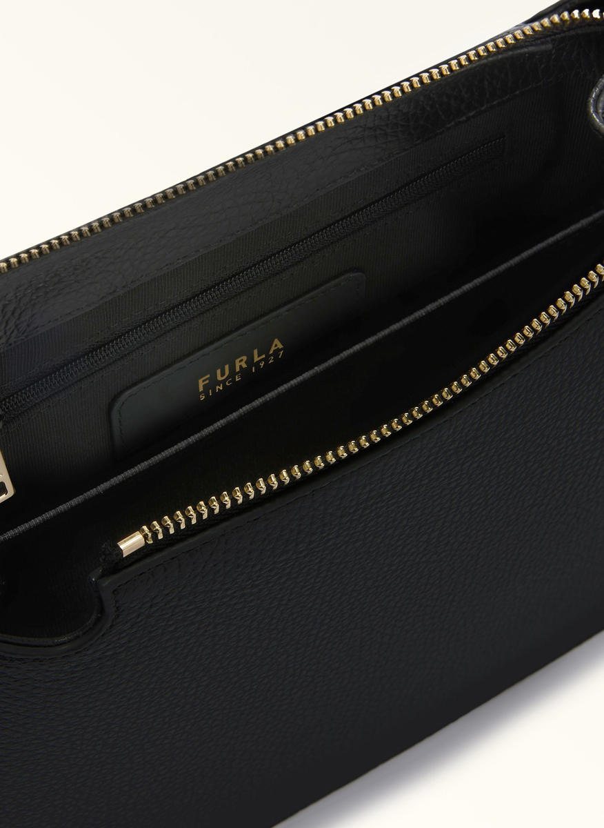 Furla Nuvola Nero crossbody bag in leather
