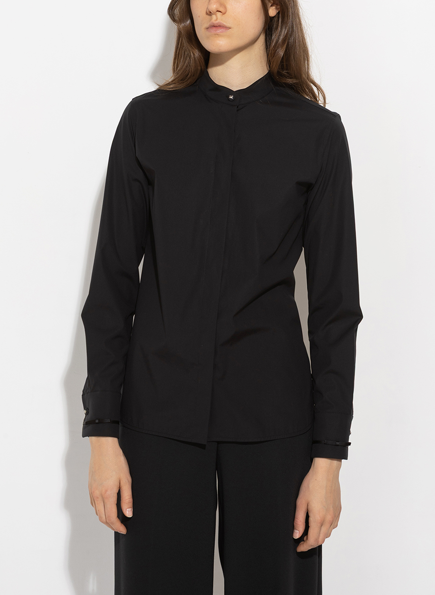 Риза от памучен поплин Max Mara Otranto