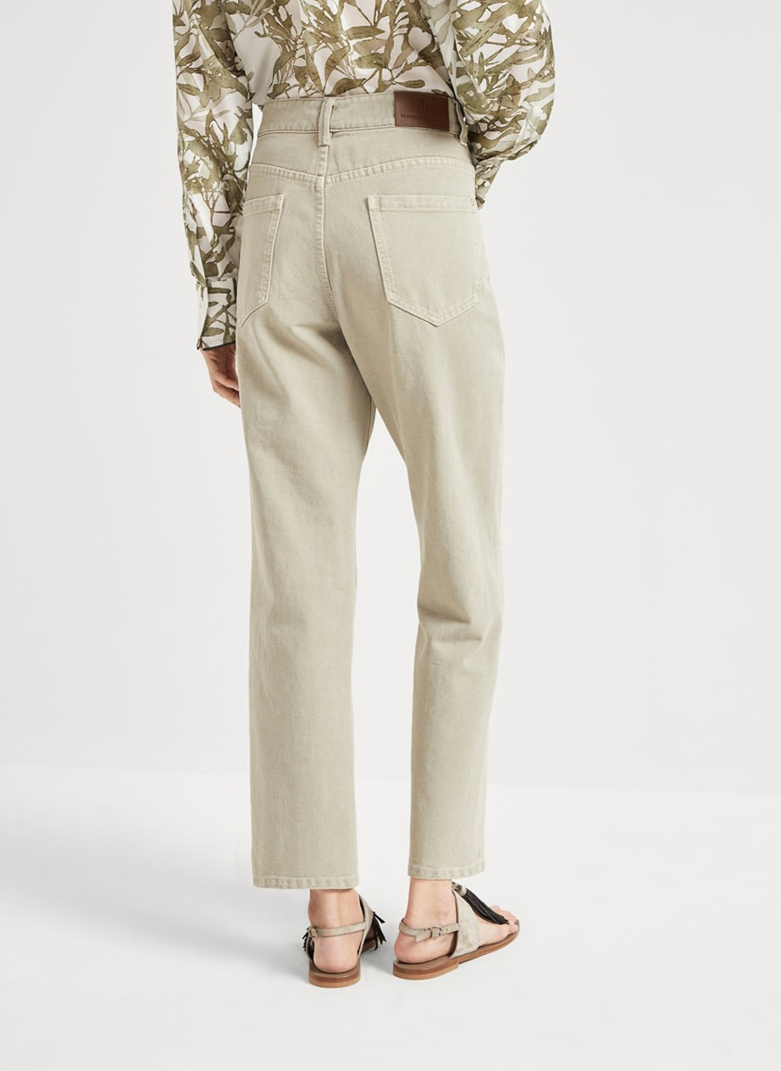 Деним 'Retro Loose Fit' Brunello Cucinelli