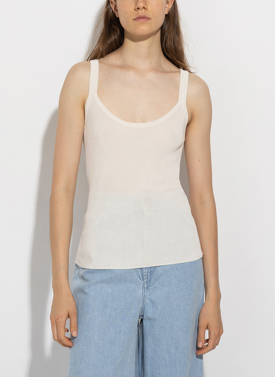 Max Mara Helier cotton and viscose yarn top