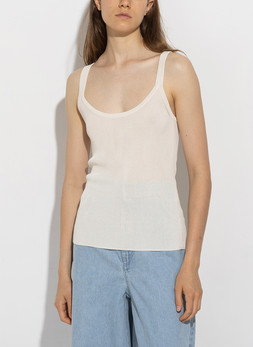 Max Mara Helier cotton and viscose yarn top
