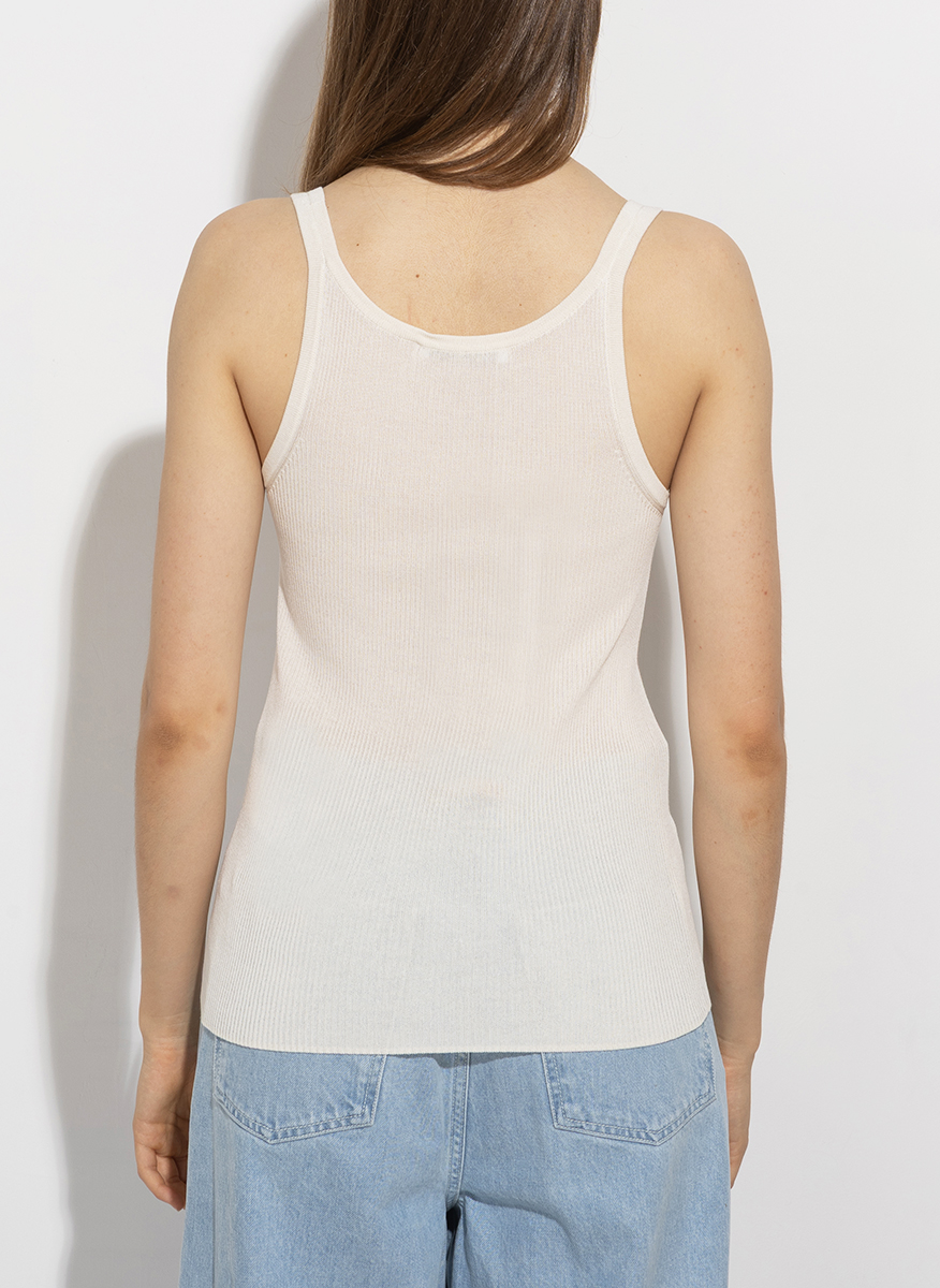 Max Mara Helier cotton and viscose yarn top