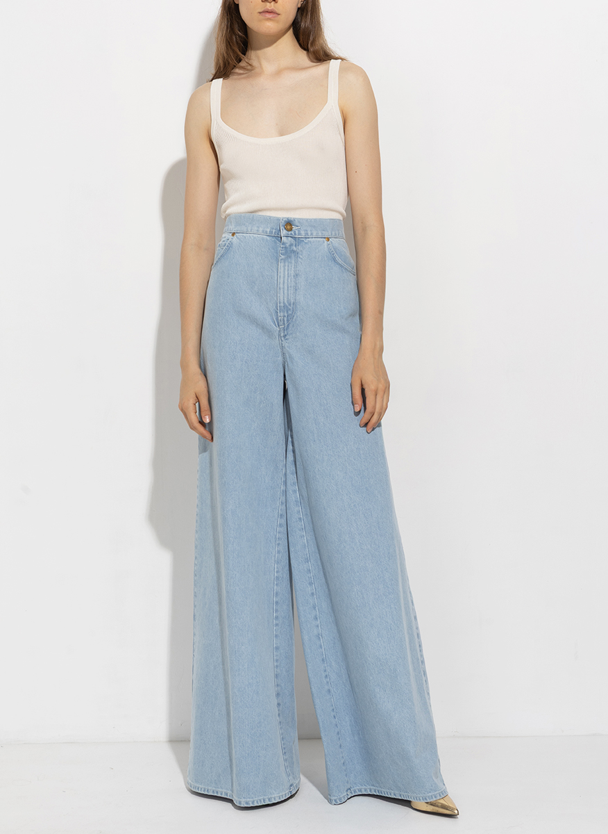 Max Mara Helier cotton and viscose yarn top
