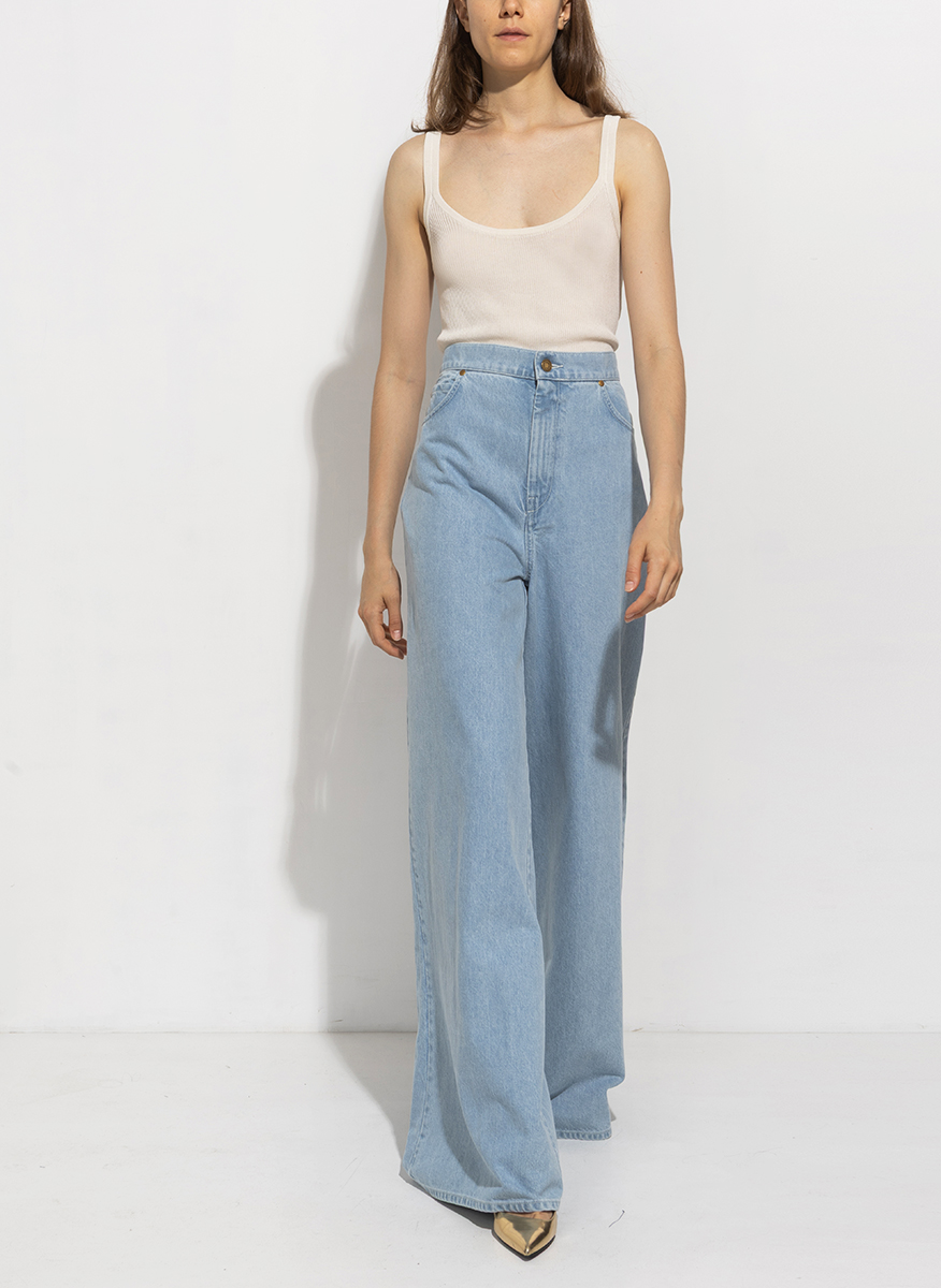 Max Mara Helier cotton and viscose yarn top