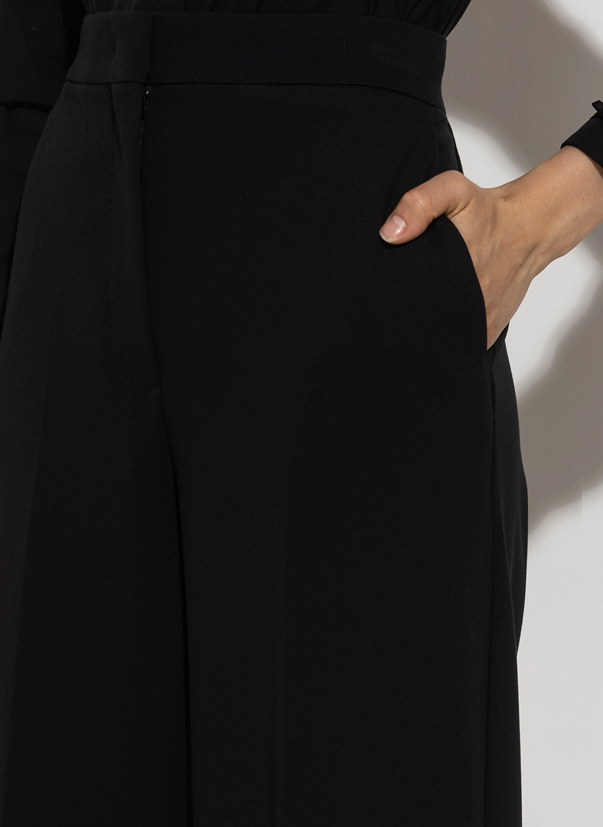 Панталон с централен фабричен ръб Max Mara Biada