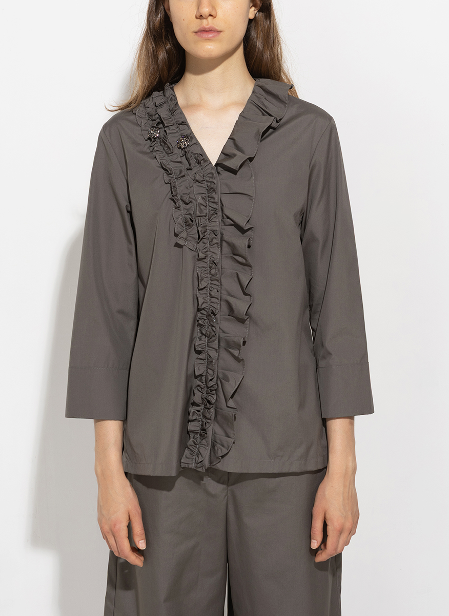 'S Max Mara Kristin shirt with ruffles