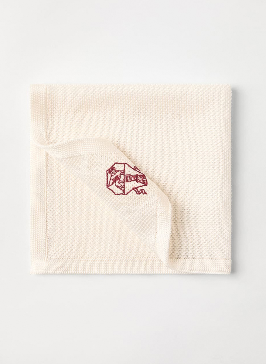 Brunello Cucinelli silk pocket square