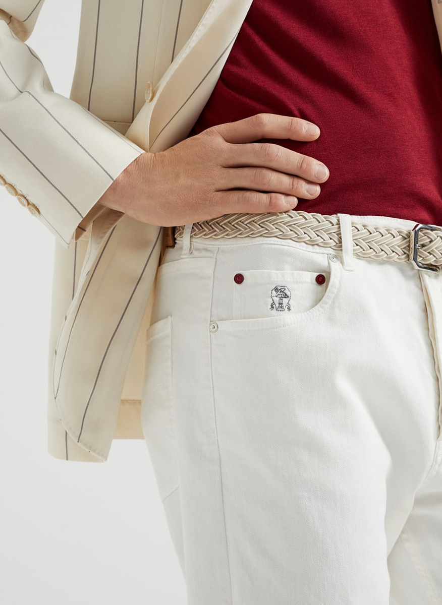 Деним 'Iconic fit' Brunello Cucinelli