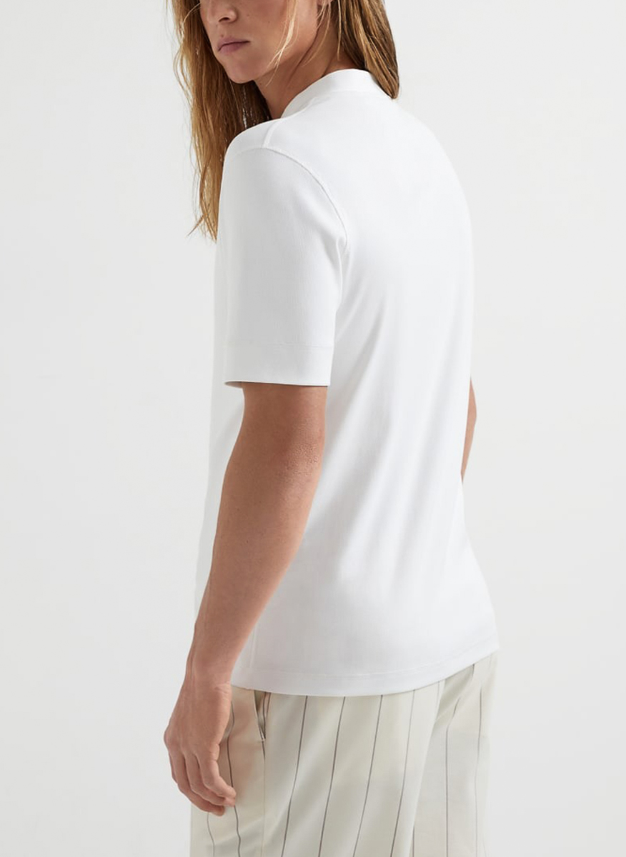 Тишърт 'Henley collar' Brunello Cucinelli