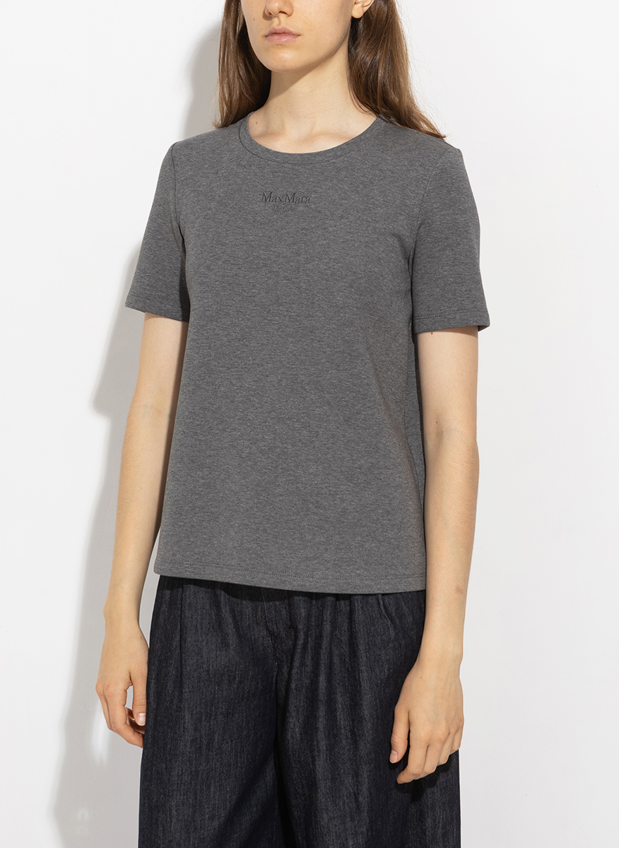Тишърт с лого бродерия 'S Max Mara Tubo