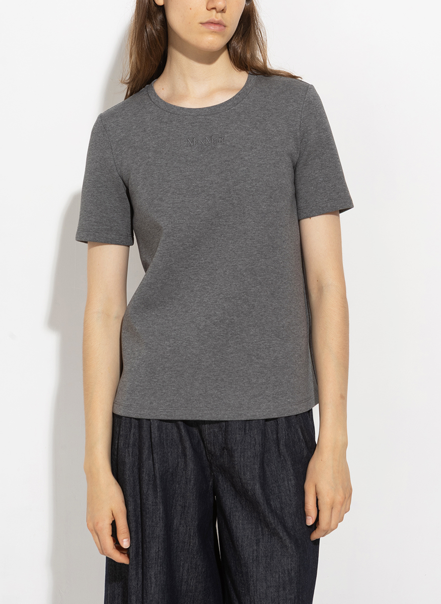 Тишърт с лого бродерия 'S Max Mara Tubo