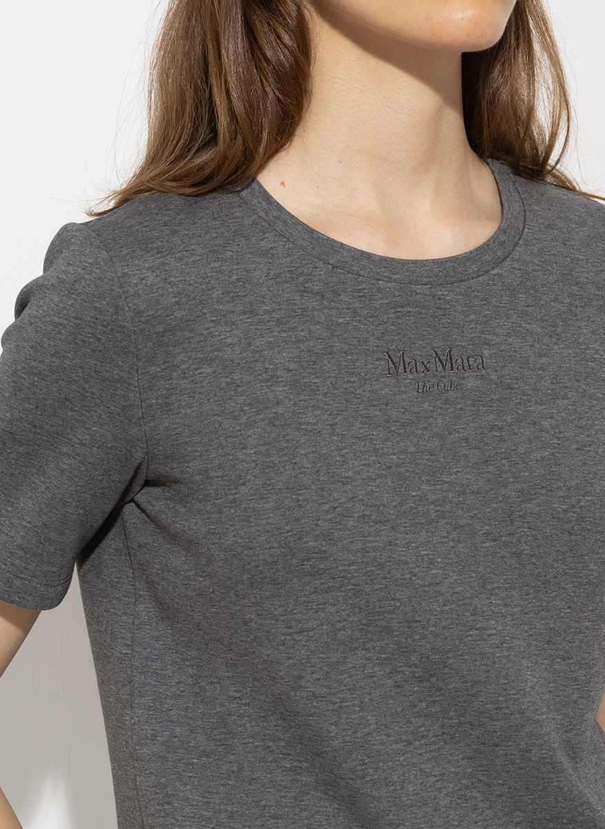 Тишърт с лого бродерия 'S Max Mara Tubo