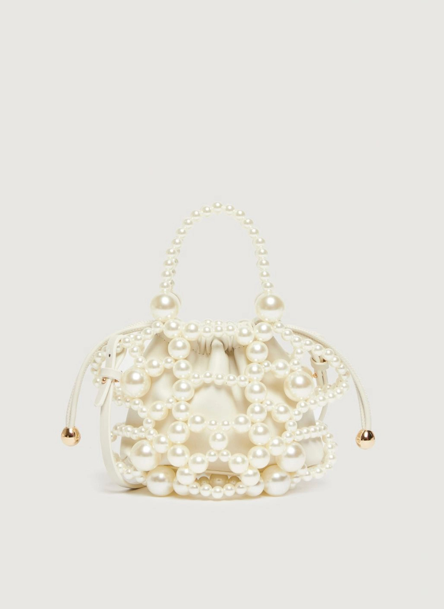 Мини чанта с декоративни перли 'Bucket' Marella Bobby