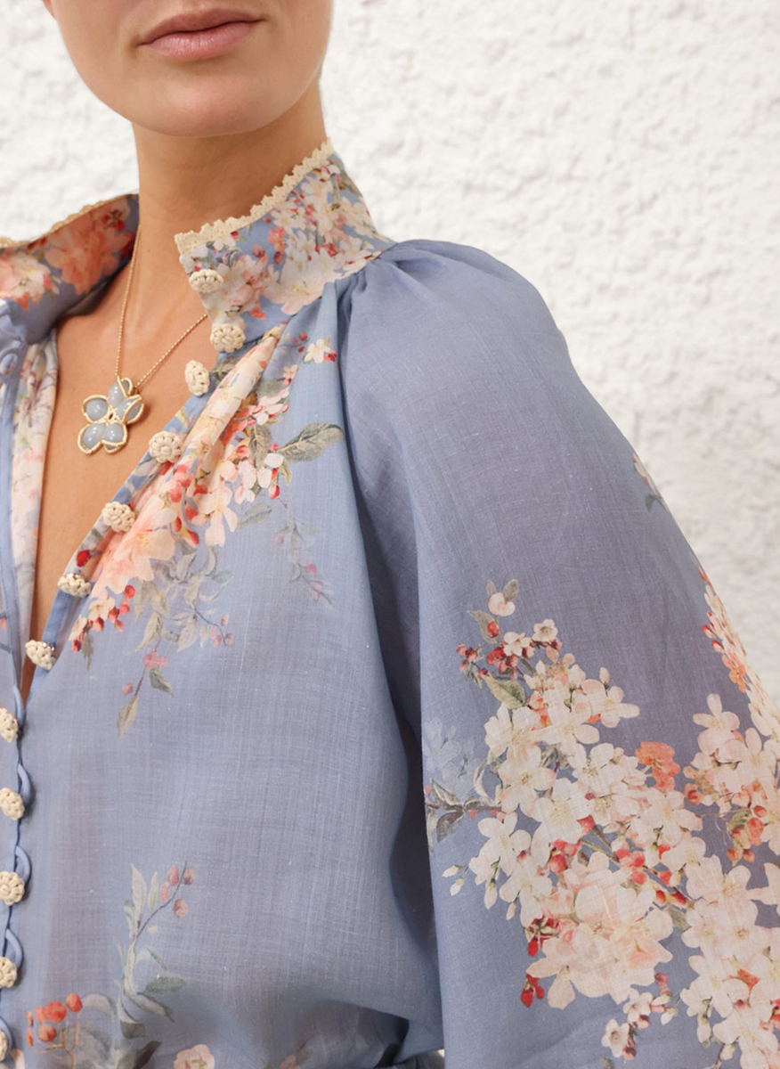Риза с принт 'Botanical Floral' Zimmermann 
