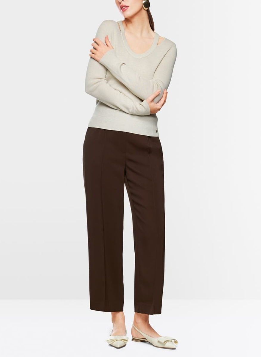 Пуловер с блестящи нишки Marc Cain Collections