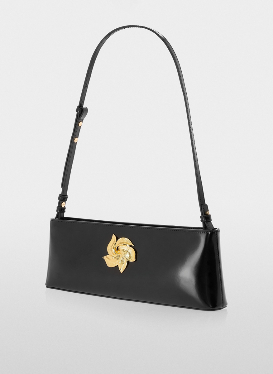 Чанта с флорален детайл Marc Cain Glam