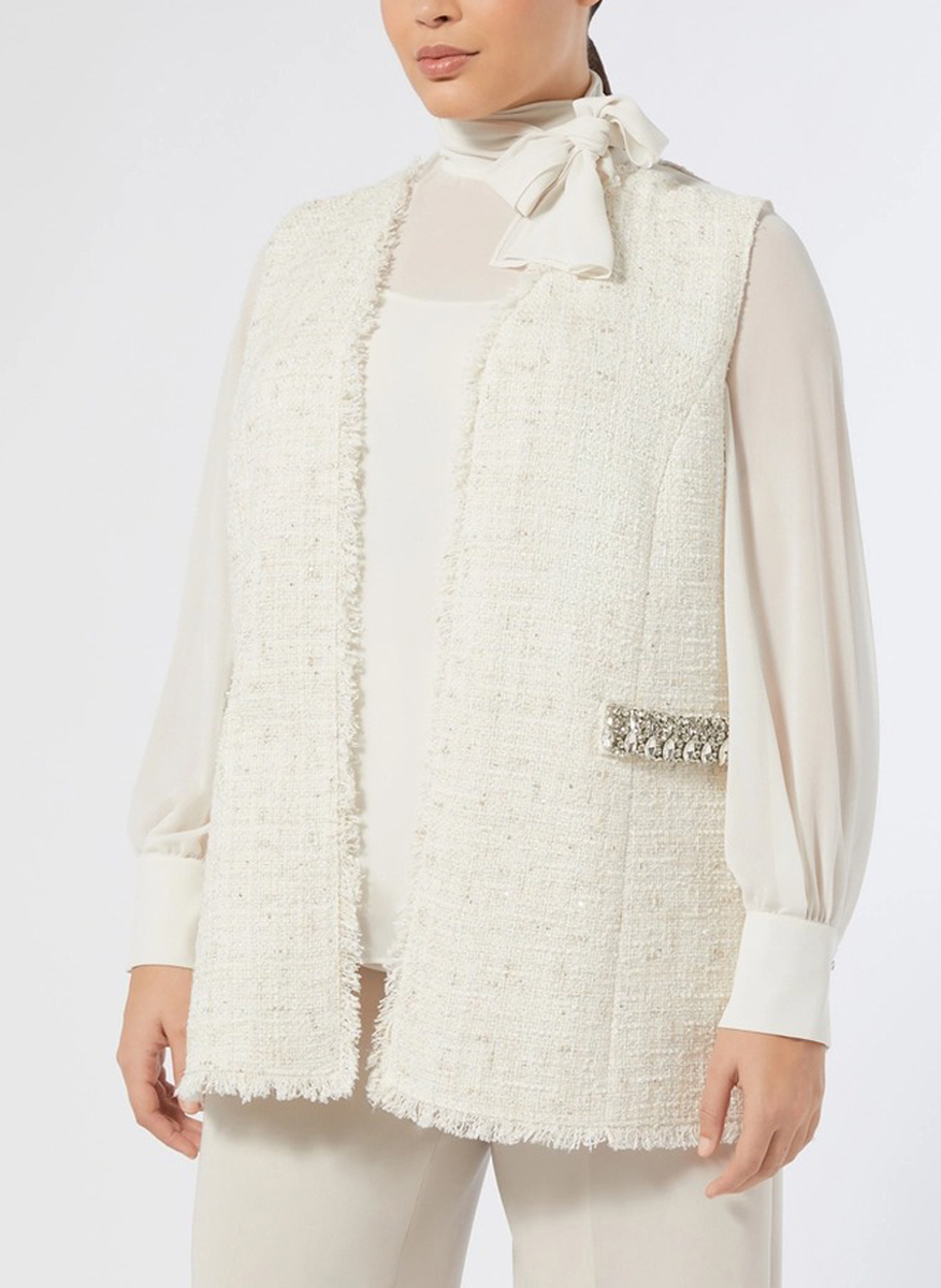 Marina Rinaldi Ginnico blazer hand-made embroidery