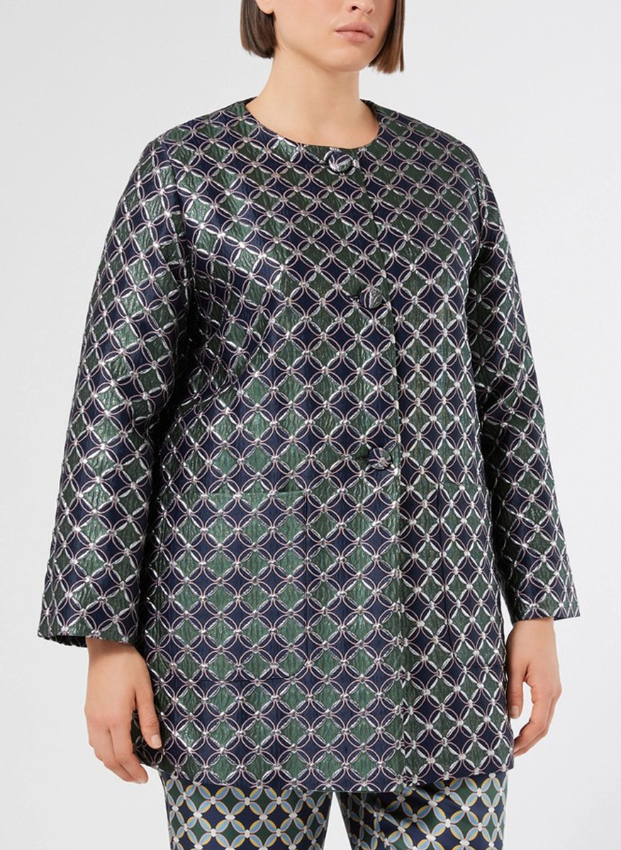 Marina RInaldi Dinda 'Coat style' tunic