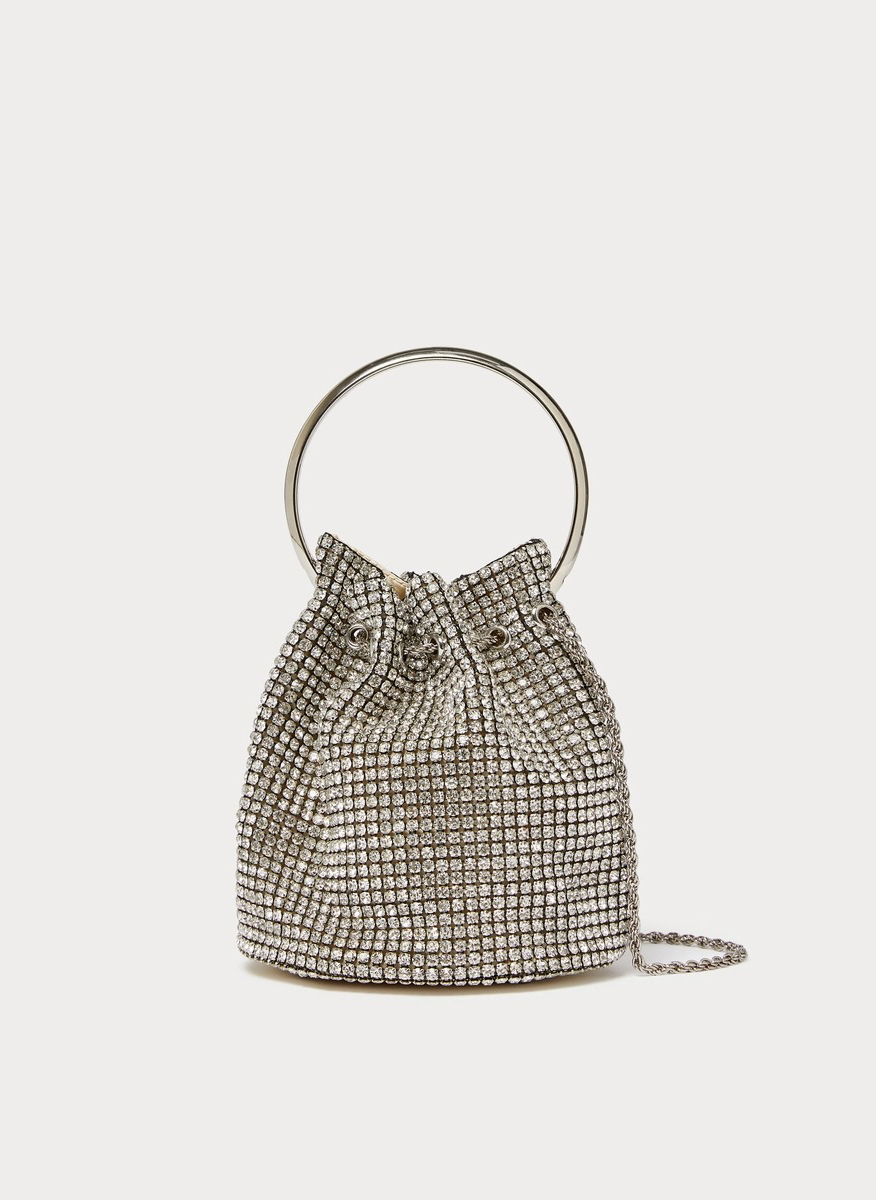 Marina Rinaldi Agar bag with rhinestones