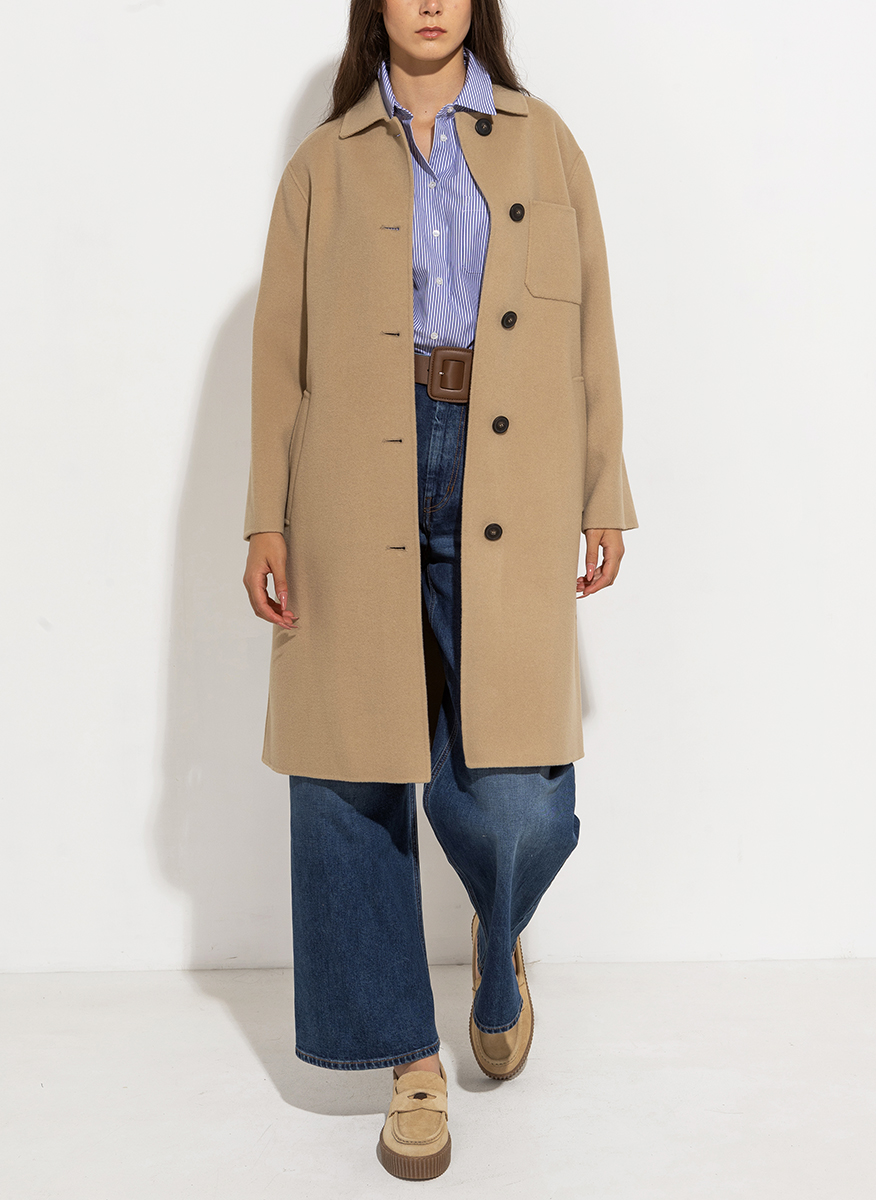 Палто от фина вълна Weekend Max Mara Zenone