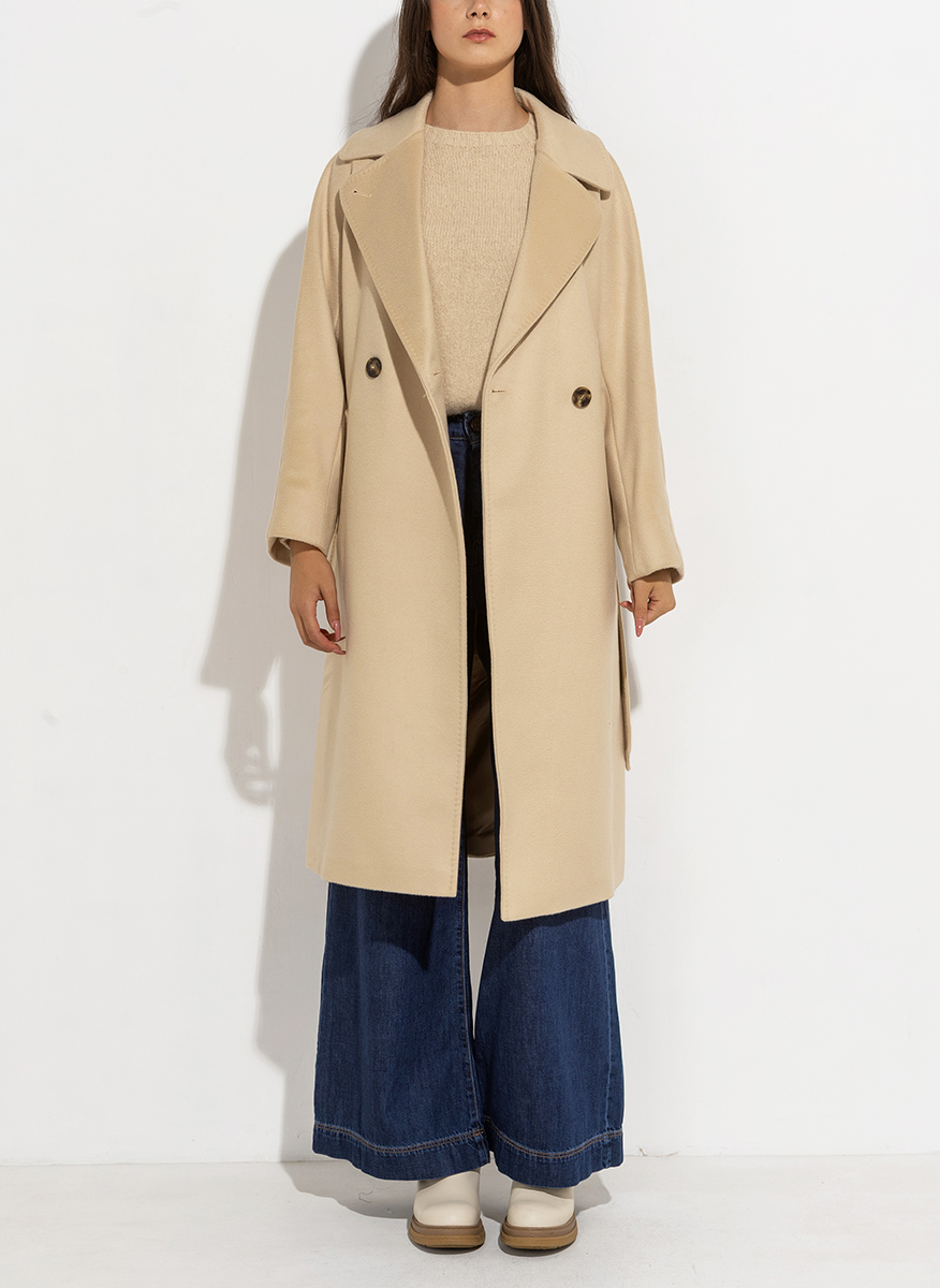 Палто от фина вълна Weekend Max Mara Resina