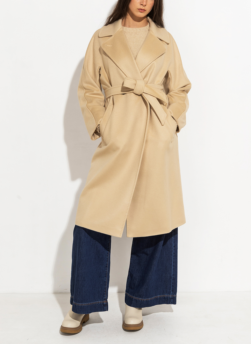 Палто от фина вълна Weekend Max Mara Resina