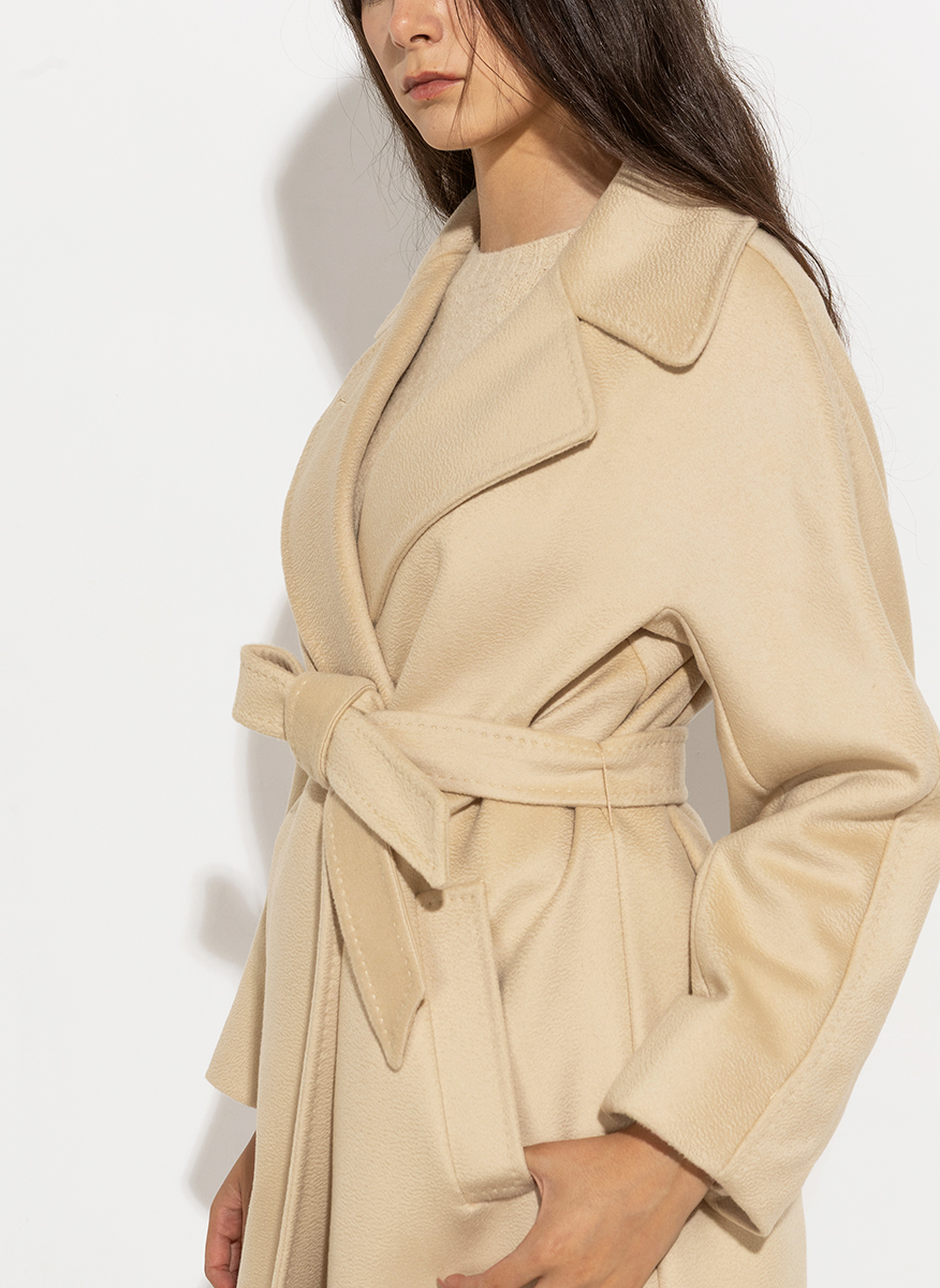 Палто от фина вълна Weekend Max Mara Resina