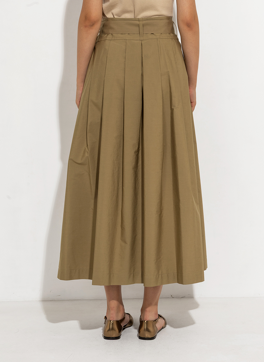 Плисирана пола с колан Weekend Max Mara Agiate