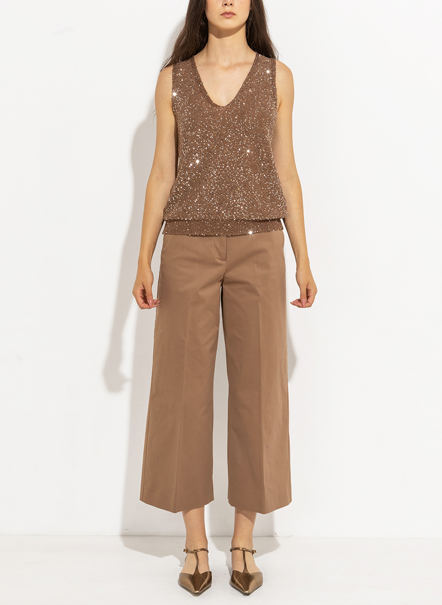 Панталон със скъсена дължина Weekend Max Mara Urial