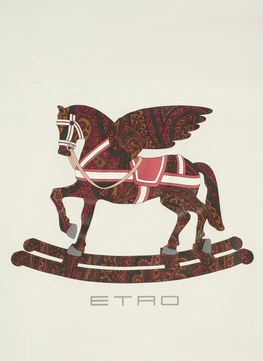 Одеяло с принт Etro Kids