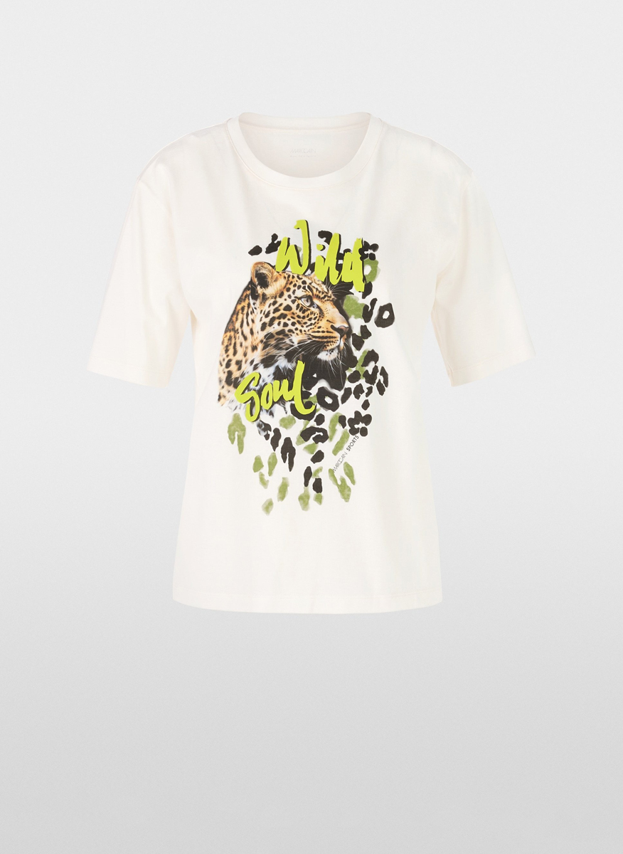 Тишърт с принт 'Wild Soul' Marc Cain Sports