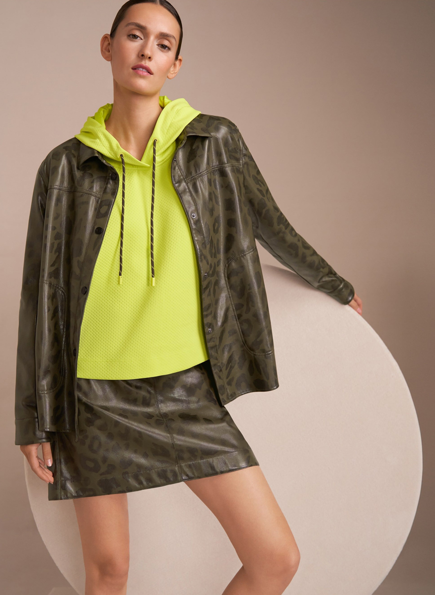 Кожена риза 'Overshirt' Marc Cain Sports