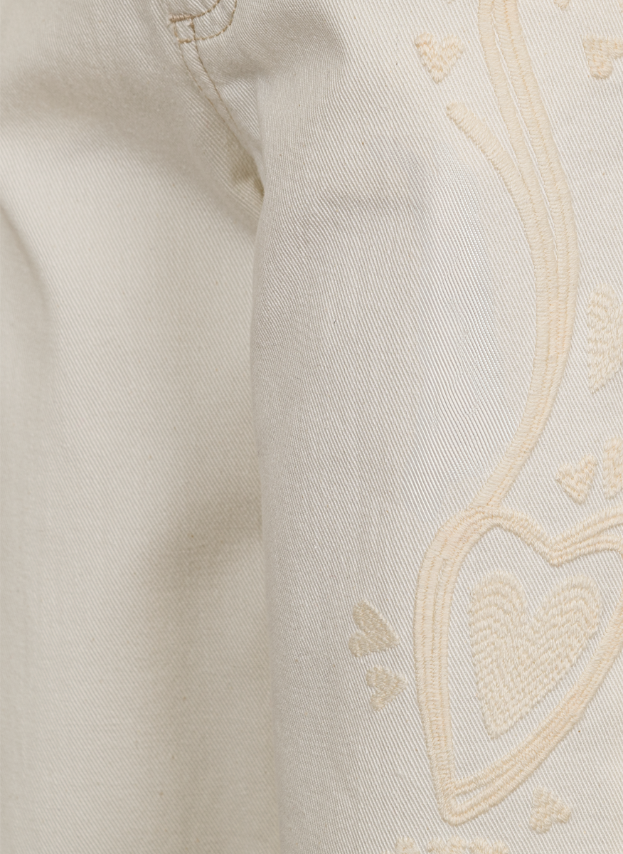 Simonetta denim with embroidery