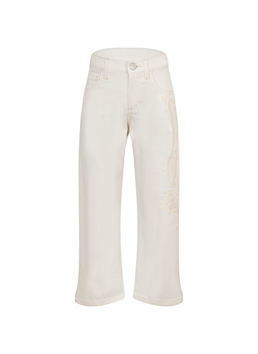 Simonetta denim with embroidery