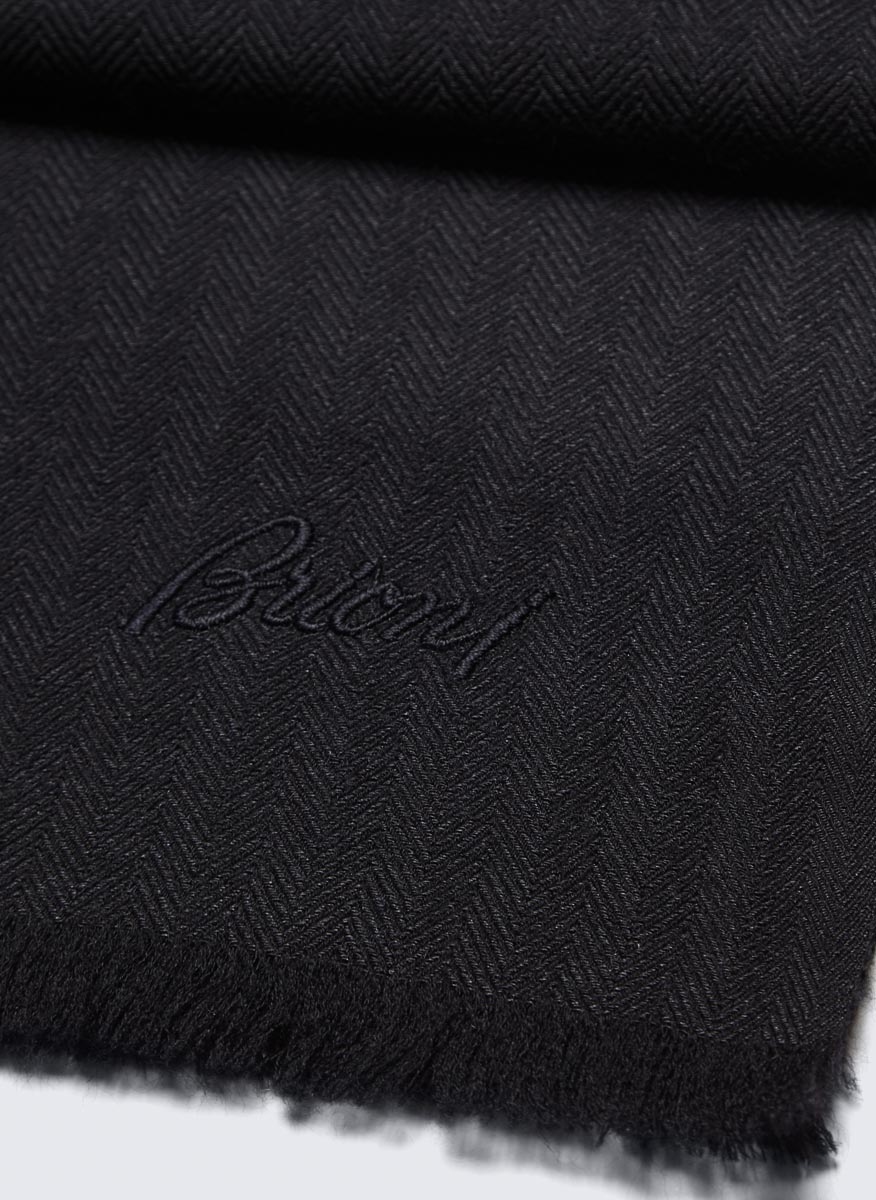 Шал от кашмир и коприна Brioni