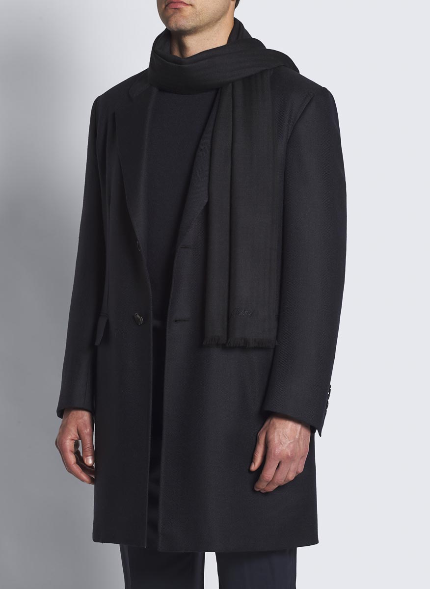 Шал от кашмир и коприна Brioni
