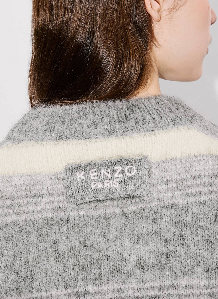 Пуловер с алпака 'Speed Stripe' Kenzo,