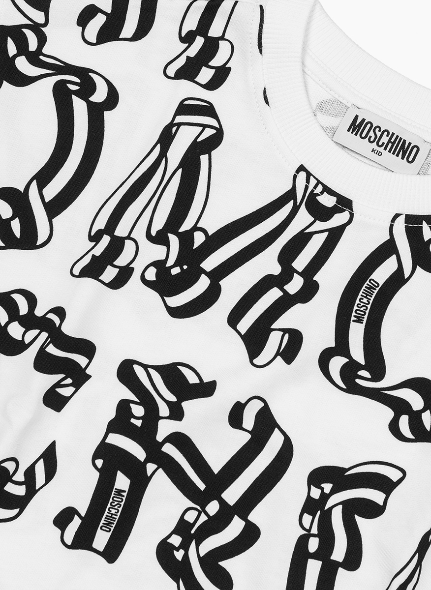 Moschino Kids printed blouse