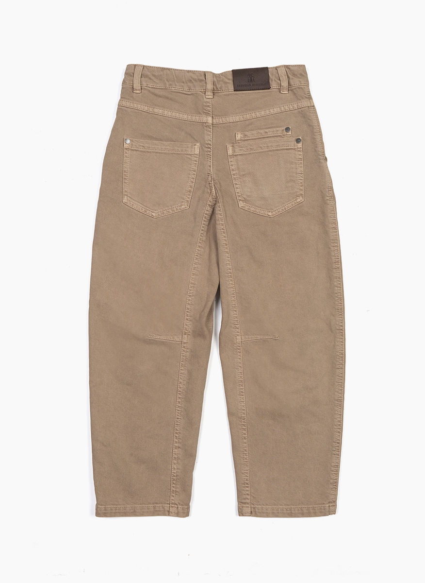 Brunello Cucinelli Kids 12 trousers with monili