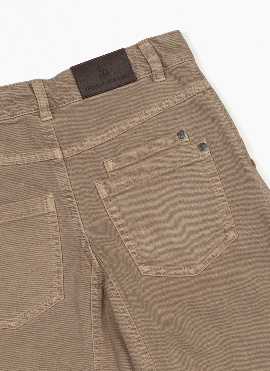 Brunello Cucinelli Kids 12 trousers with monili