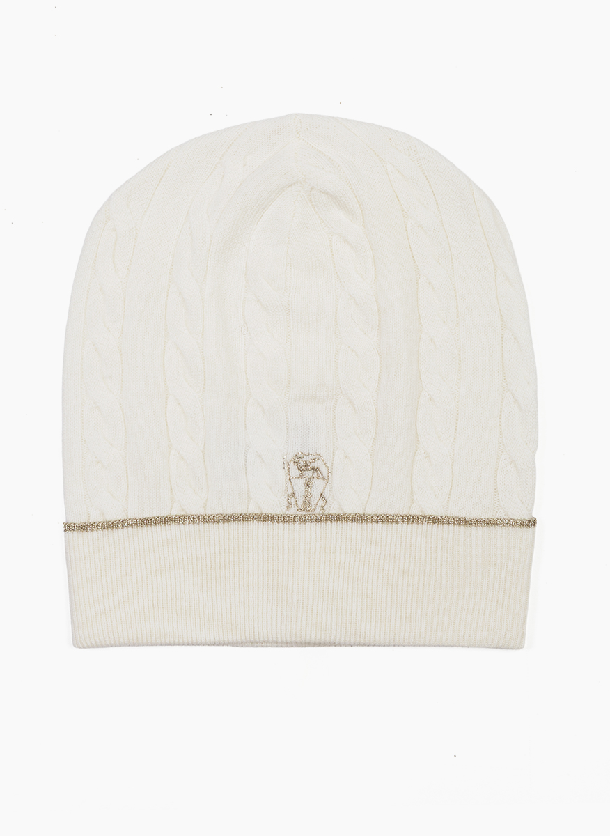Шапка от 100% кашмир Brunello Cucinelli Kids M