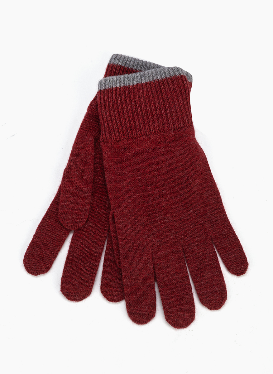 Ръкавици от 100% кашмир Brunello Cucinelli Kids M