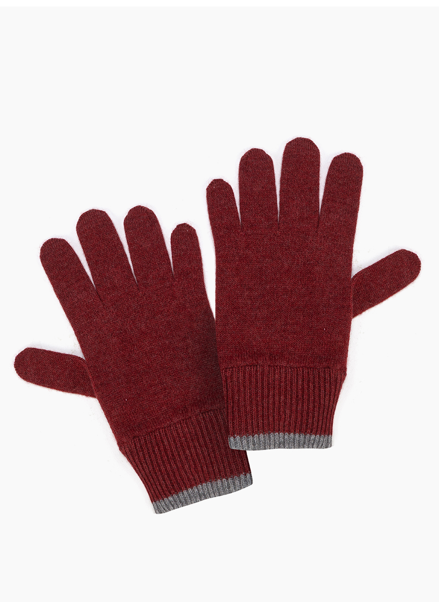 Ръкавици от 100% кашмир Brunello Cucinelli Kids M